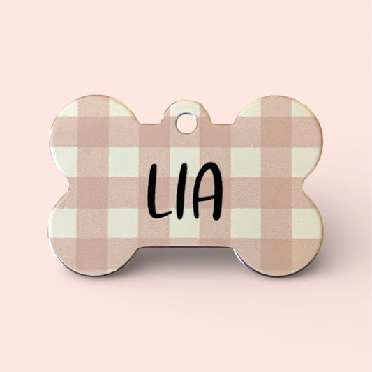 Medaille personnalisée - Vichy Rose