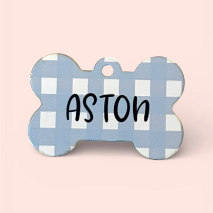 Medaille personnalisée - Vichy Bleu