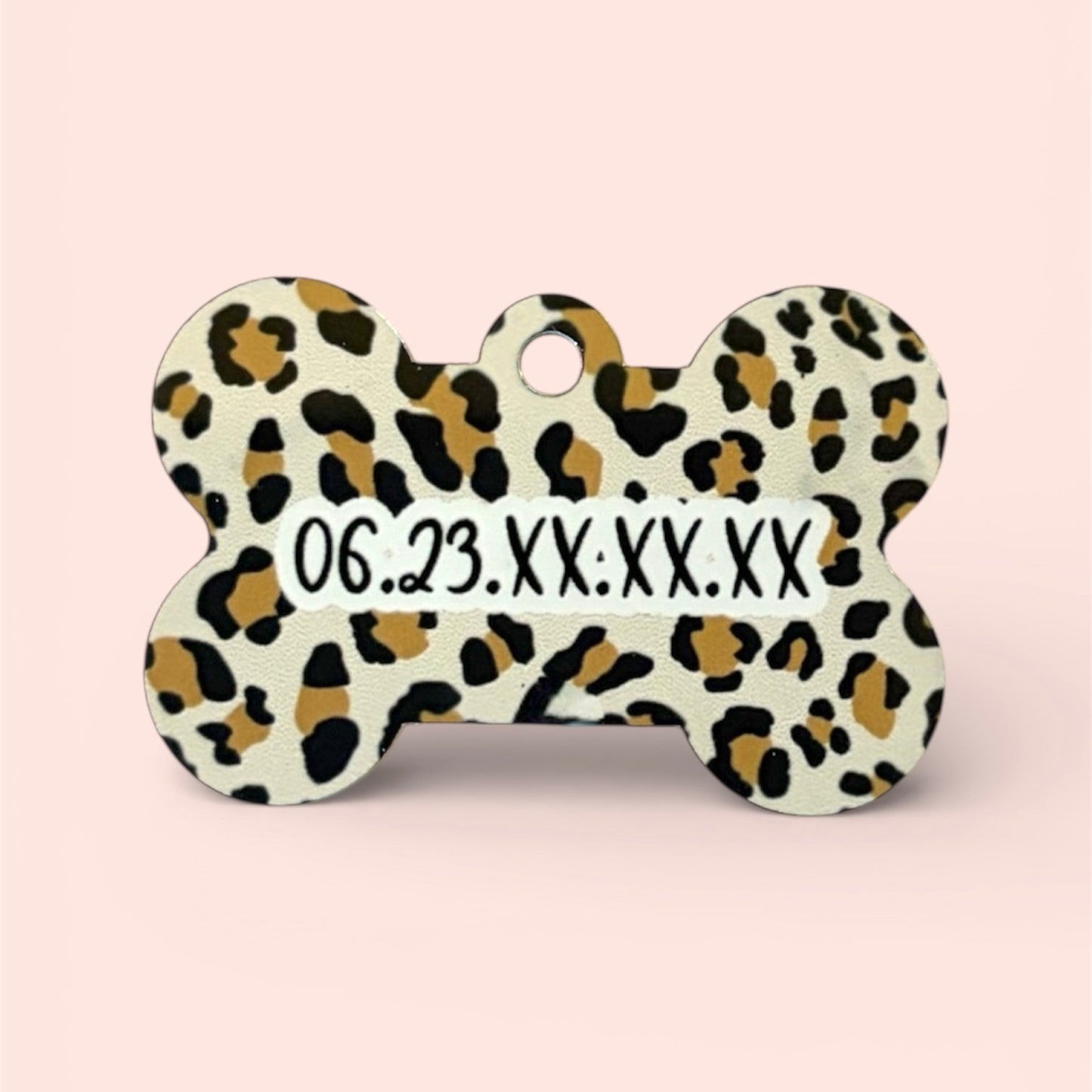 Médaille personnalisée chien ou chat pour collier, fabriquée à Lyon, numéro de téléphone